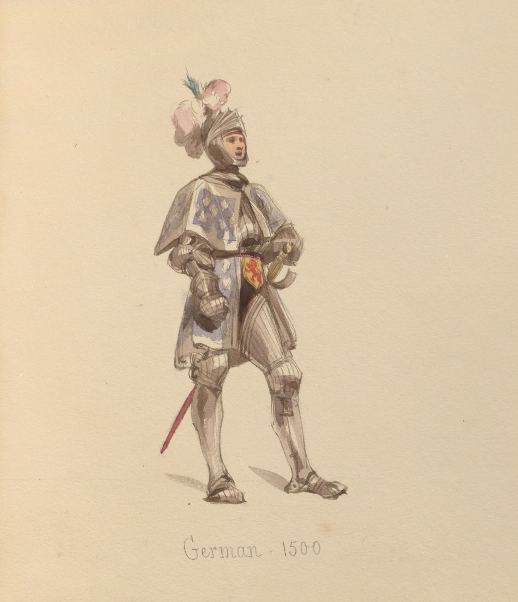 Sketches of costume Pl013 1842