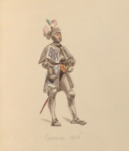 Sketches of costume Pl013 1842