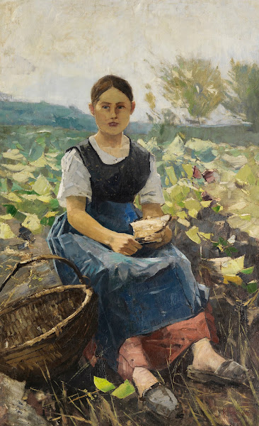 Mädchen im Kohlfeld 1886