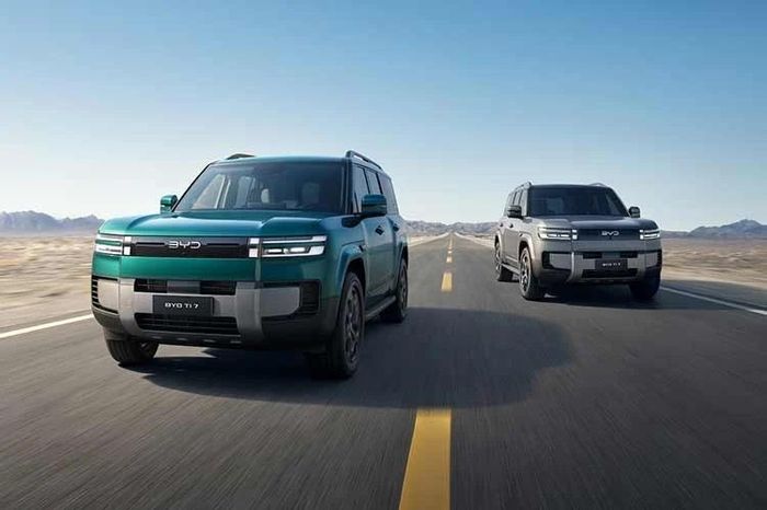 [GALELLRY] BYD Ti7 2026 mới có gì để 'đấu' Toyota Land Cruiser và Defender? - Báo Tri thức &amp; Cuộc sống