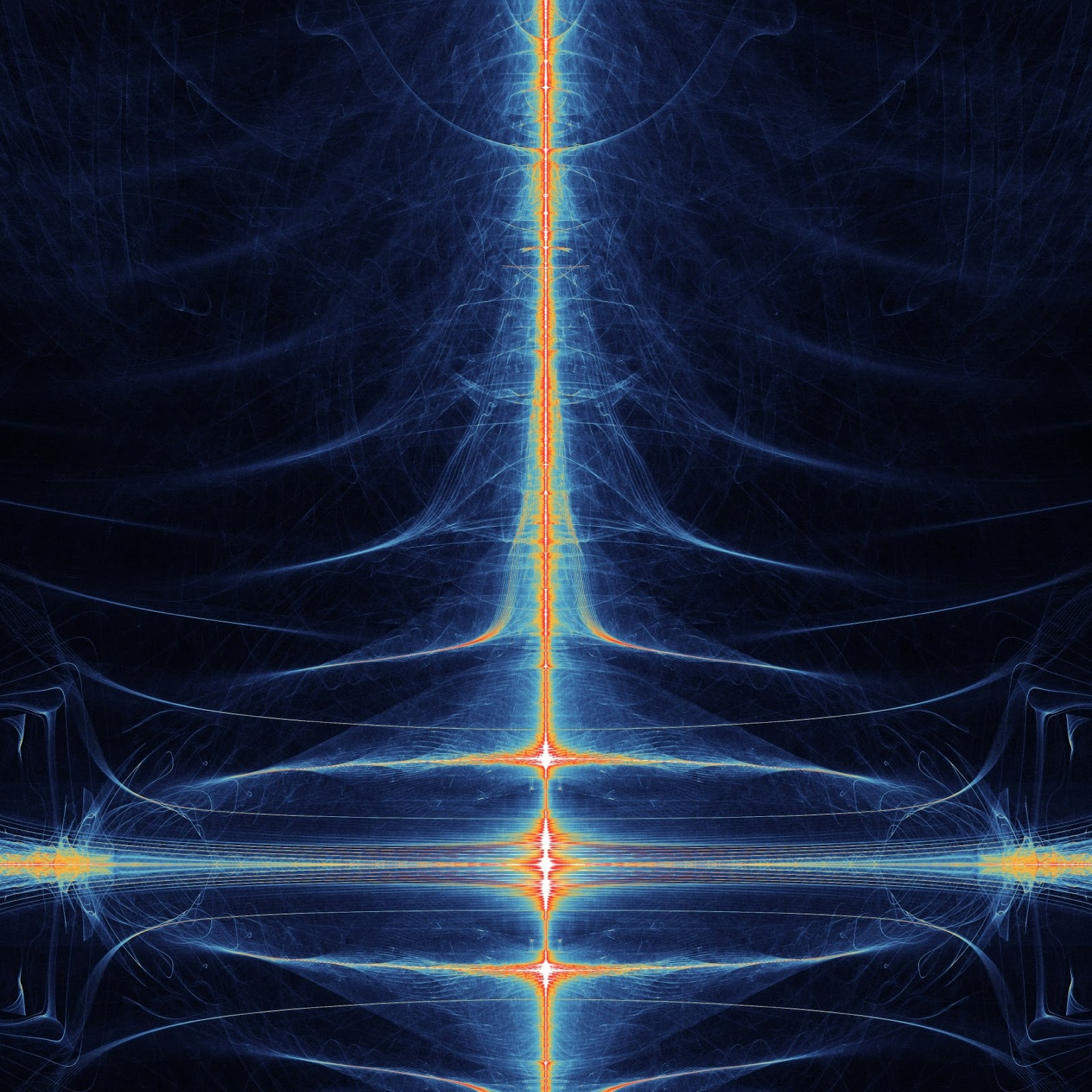 Download Abstract, Fractal, Energy, Light 2K iPhone