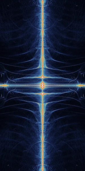 Abstract, Fractal, Energy, Light 2K iPhone Wallpaper Background