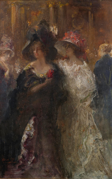 Two Elegant Ladies 1910