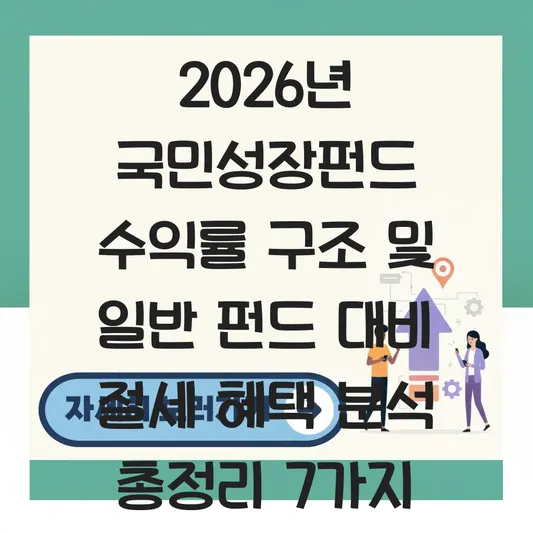 국민성장펀드 수익률 구조 및 일반 펀드 대비 절세 혜택 분석 대표 이미지