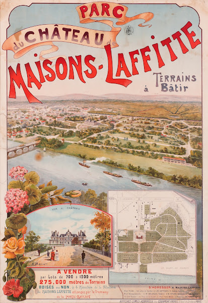 Parc du château Maisons Laffitte Terrains à Bâtir 1904