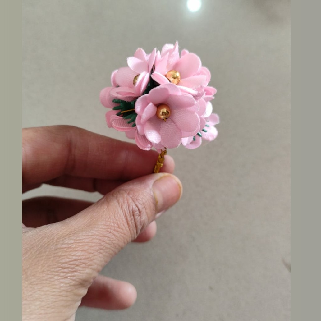 Baby Pink Moti Flower pack of 10