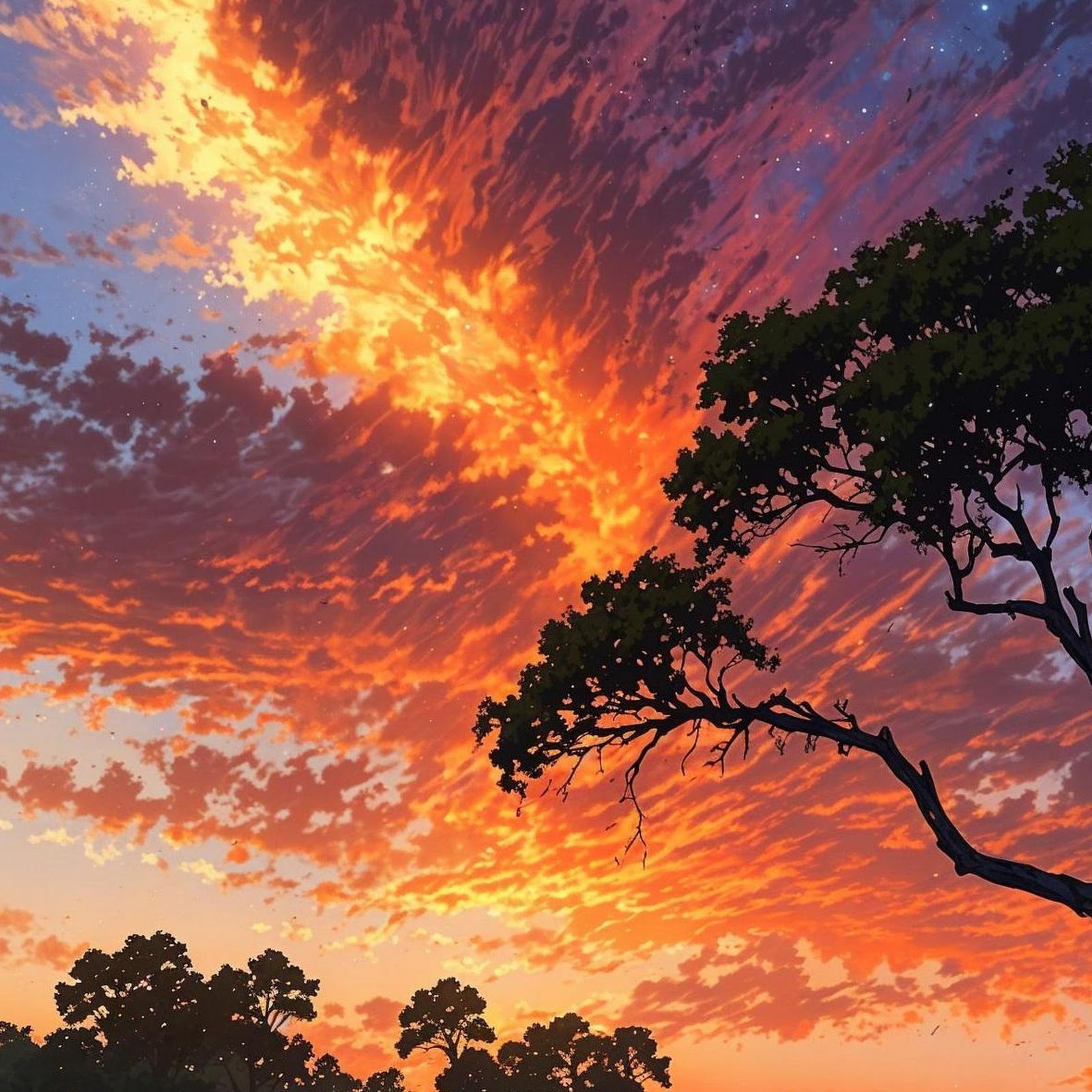 Download Sunset Lake With Rowboat Full HD iPhone