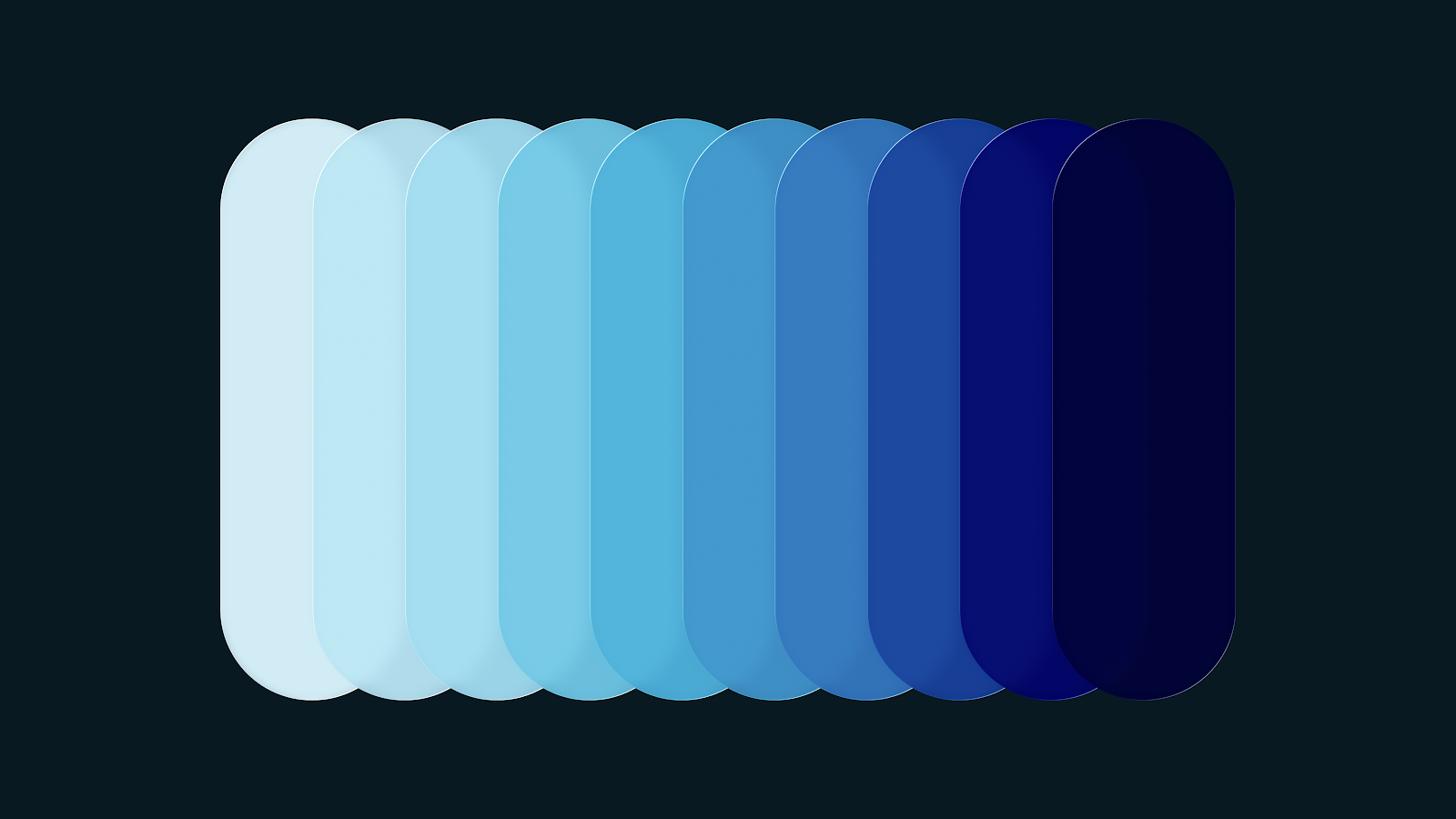 Abstract Blue Color Gradient Bars - Abstract Digital Graphic 5K Wallpaper (5120x2880)