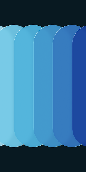 Abstract Blue Color Gradient Bars 5K Wallpaper Background