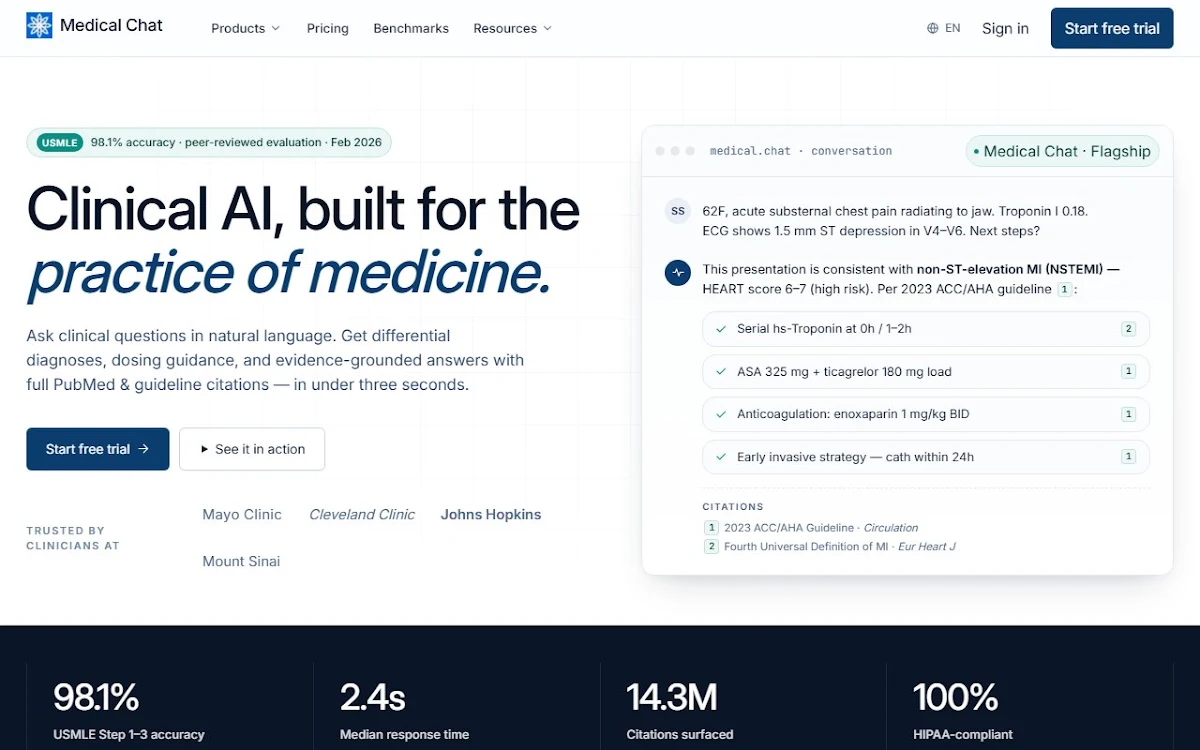 Captura de Medical Chat