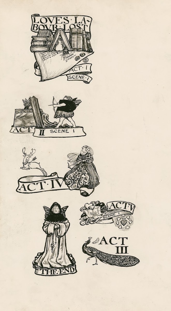 Loves labours lost Headings 1900