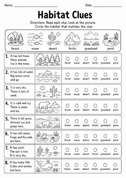 Habitat Clues