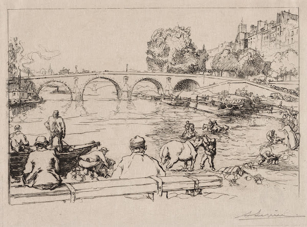 LAbreuvoir at Pont Marie 1912
