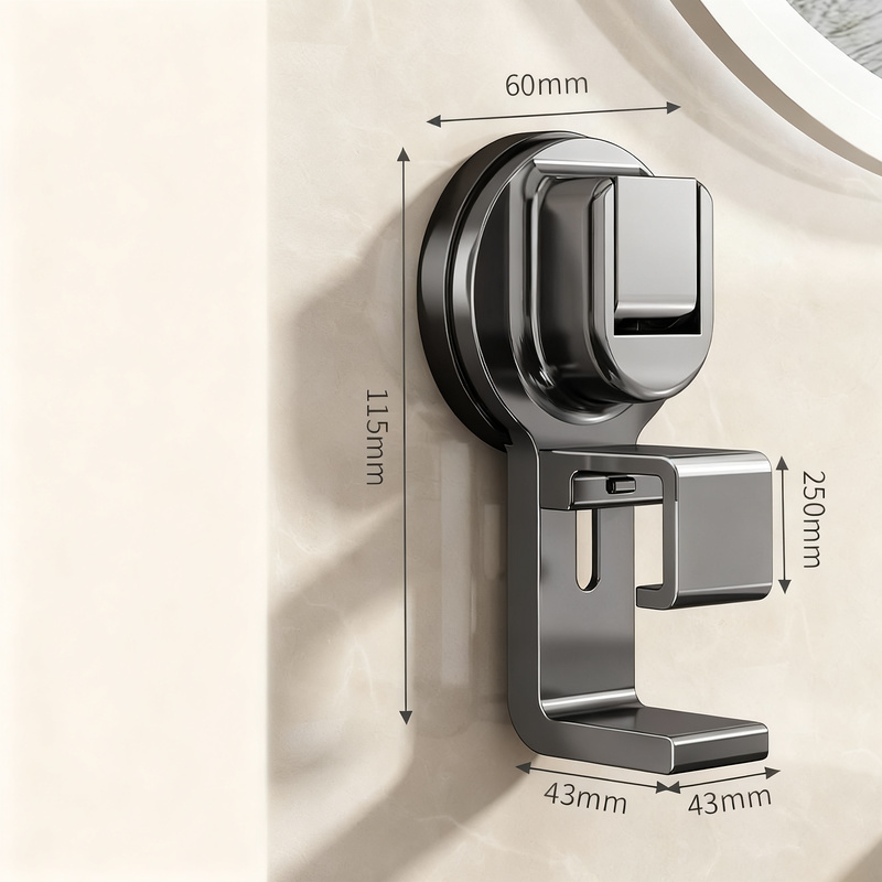 Suction cup sink holder, extendable
