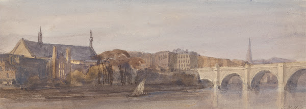 View of Westminster Hall and Bridge from Lambeth