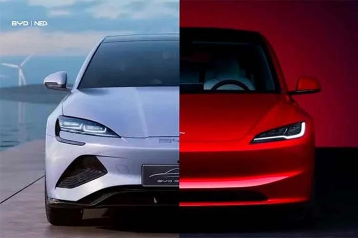 Tesla giành lại vị trí hãng xe điện số một, doanh số BYD giảm 25% - Báo Tri thức &amp; Cuộc sống