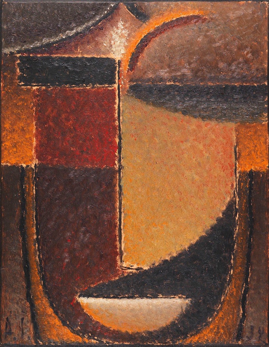 Abstrakter Kopf Orient  Verhaltene Glut 1932