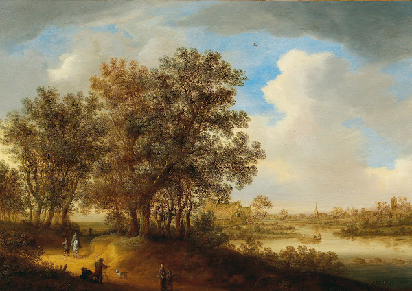A river landscape