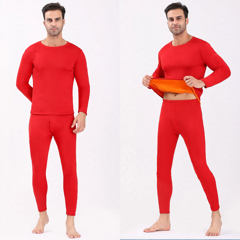 Thermal set, gold fleece, lined