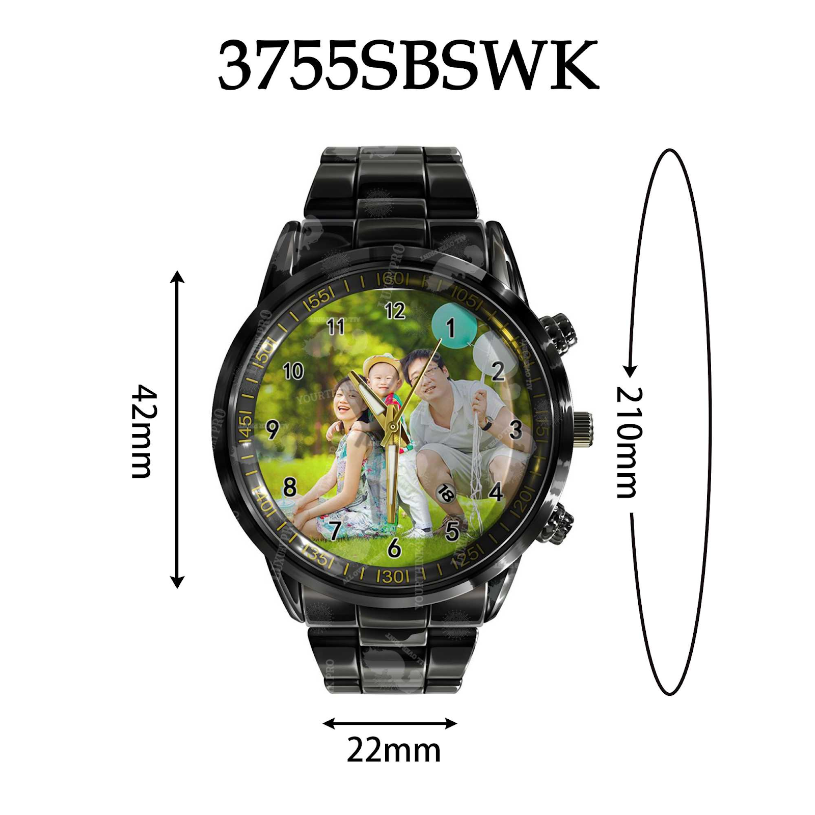 3755 Stainless Steel Watch