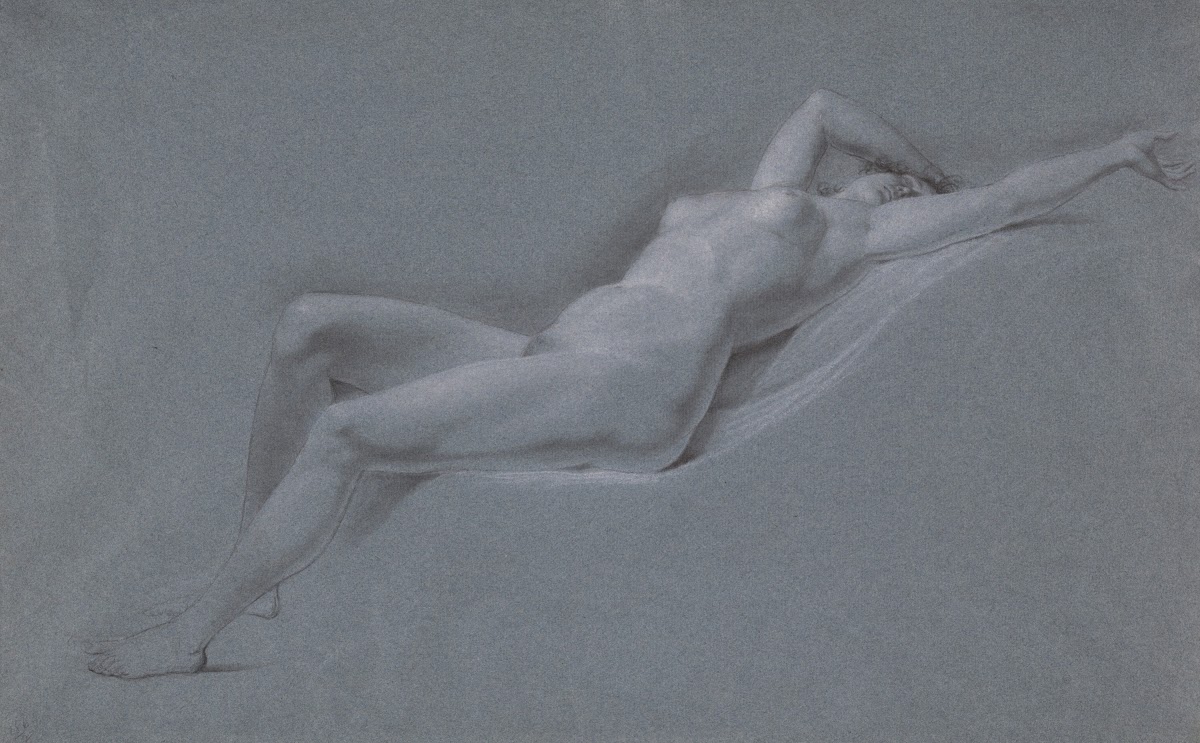 Reclining Nude frontview late 18thearly 19thcentury