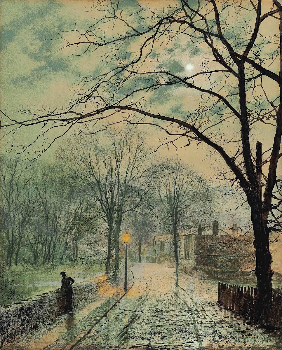 A moonlit stroll Bonchurch Isle of Wight 1878