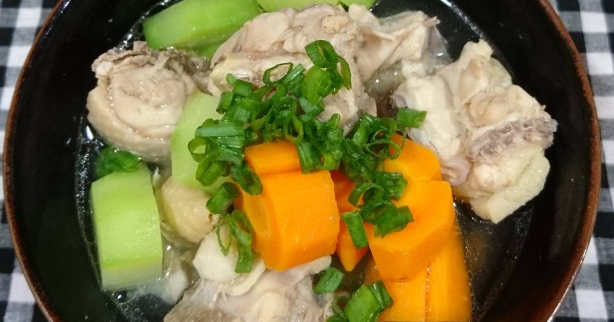 Canh gà hầm susu, cà rốt