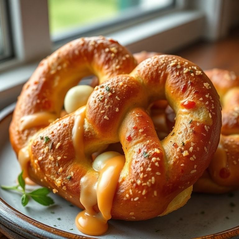 Mozzarella Stuffed Soft Pretzels Your New Favorite Snack – Easy Homemade Treat finished