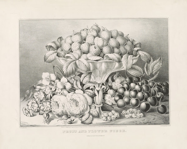 Fruit and flower piece 1863