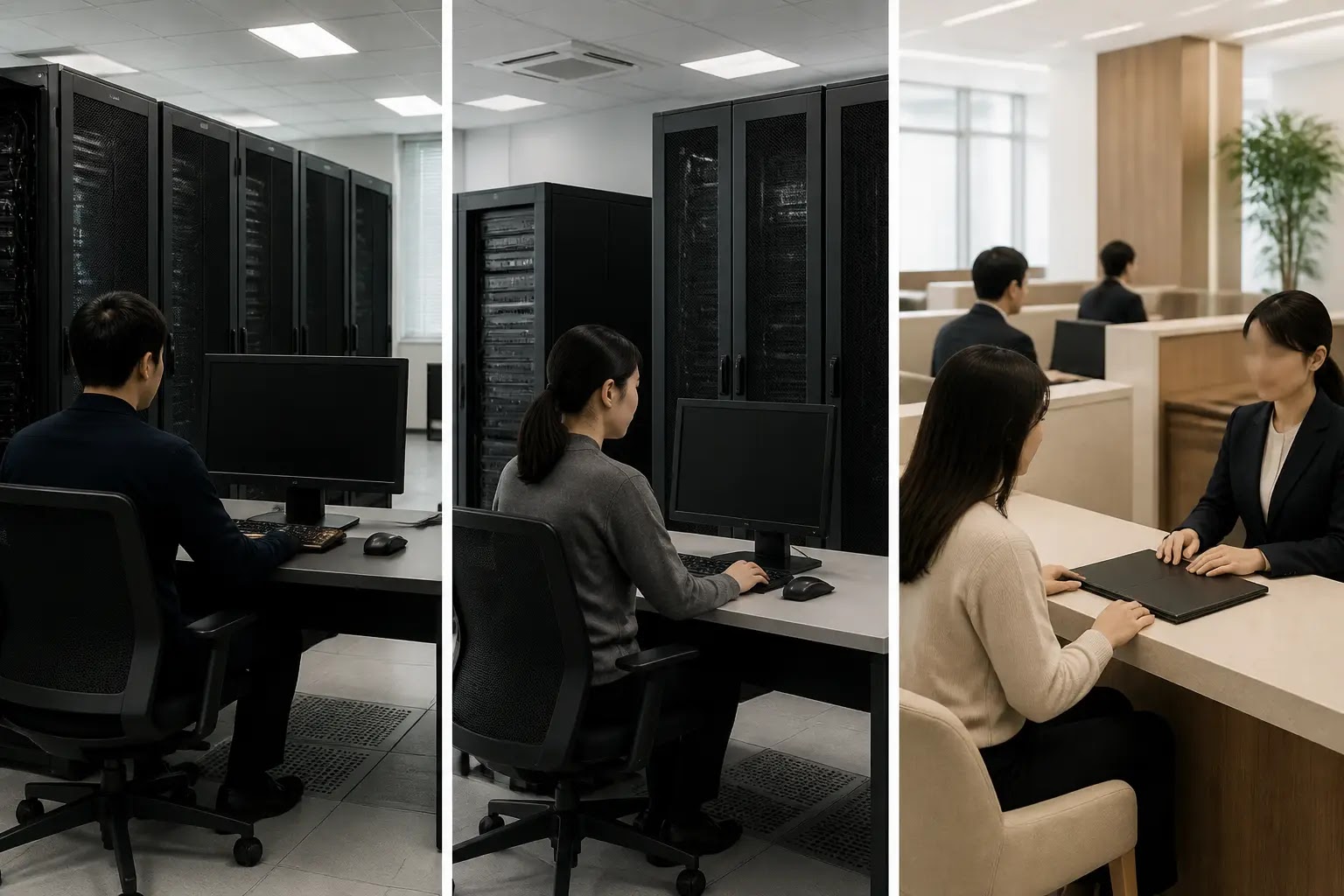 AI-generated Business Daily Brief multi-story editorial montage