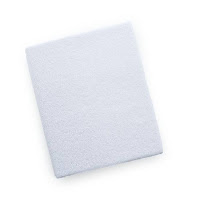 Mattress cover Twins waterproof with elastic band terry 120x60 white