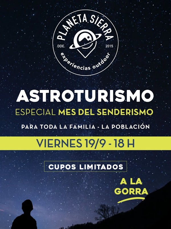 Experiencia ASTROTURISMO ⛰️