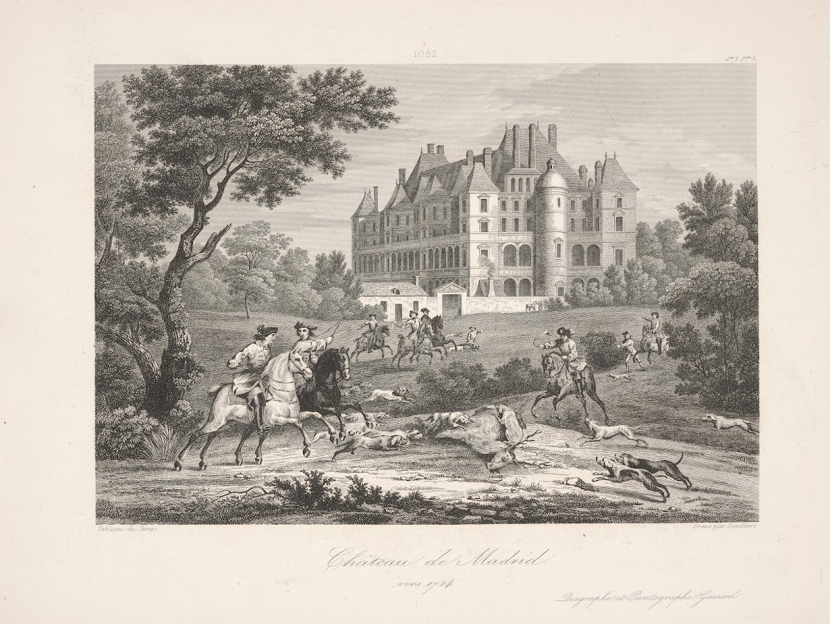 Madrid Chateau around 1724 1838