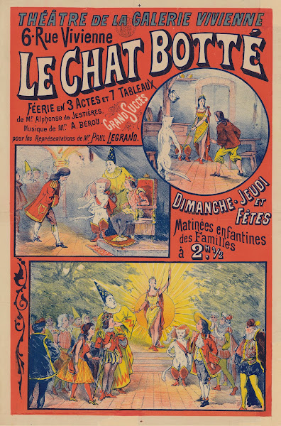 Théâtre de la Galerie Vivienne 6 rue Vivienne Le Chat botté 1889