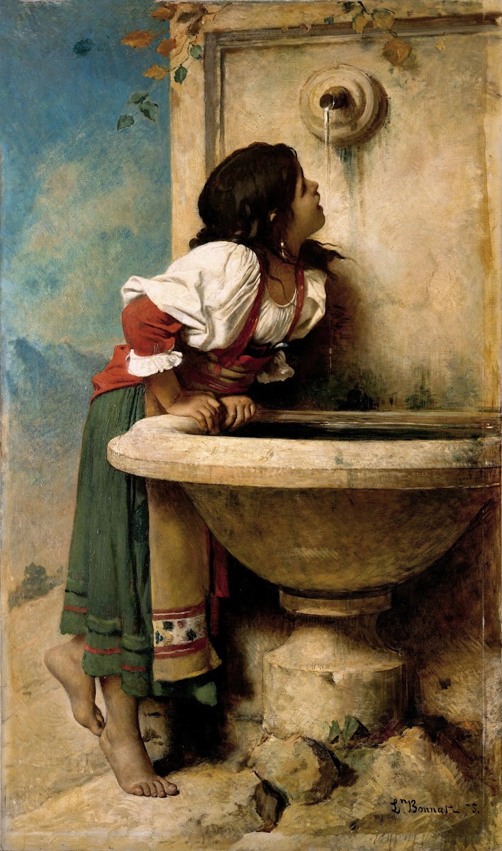Roman Girl at a Fountain 1875