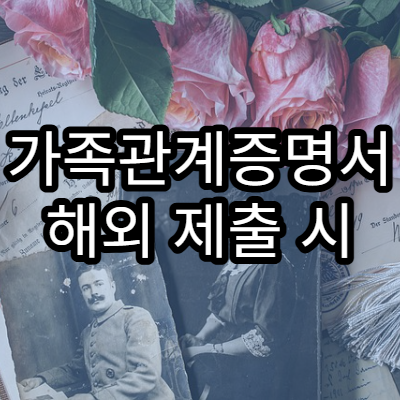 가족관계증명서 해외 제출 시 최신 발급이 중요한 이유