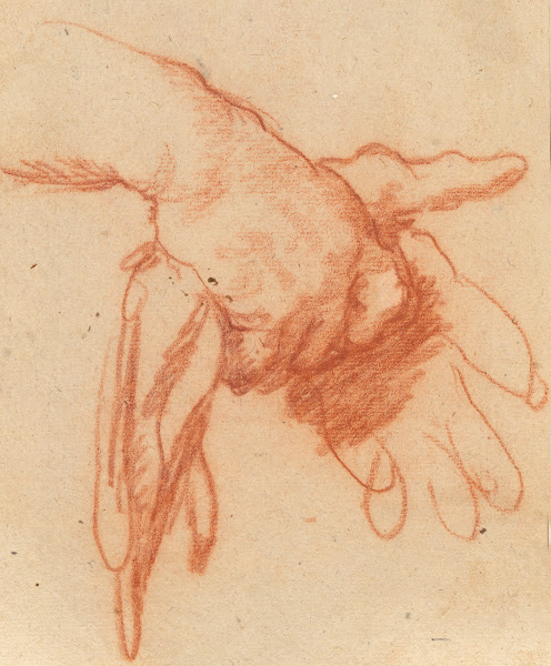A Hand Holding Empty Gloves 1630s