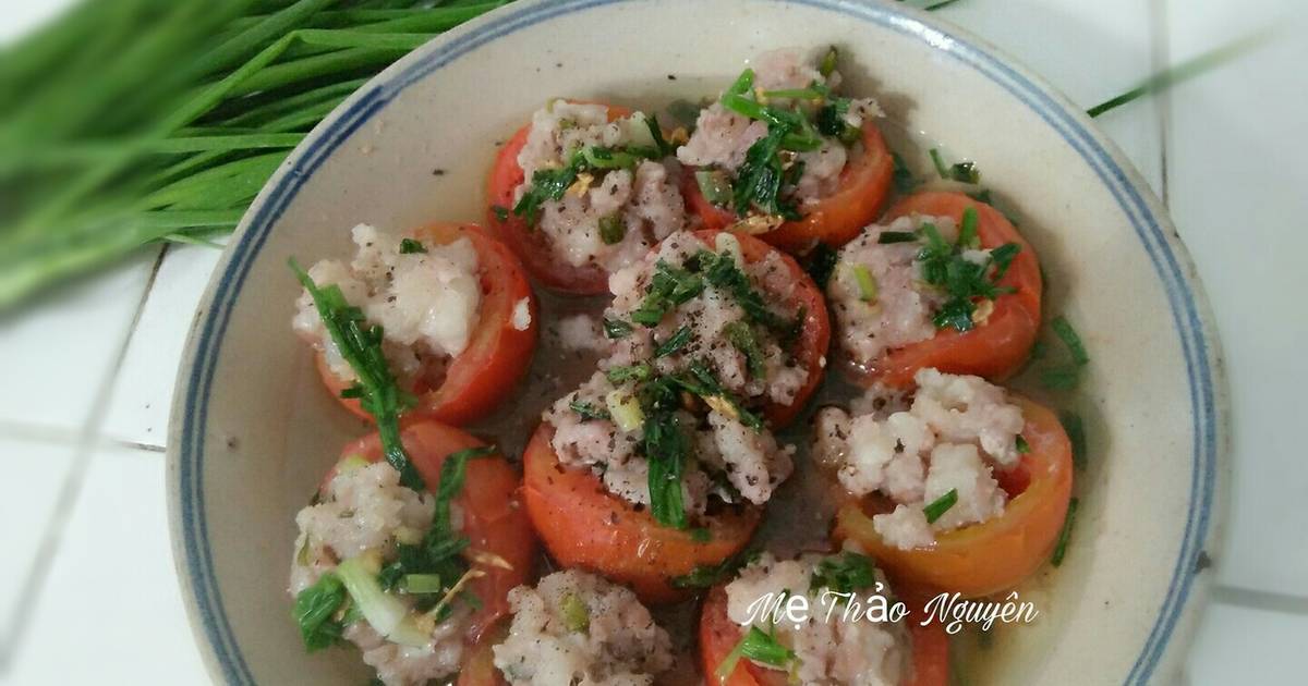Cà Chua Nhồi Thịt