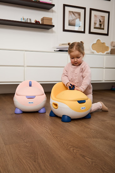 Children's potty Twins Penguin yellow