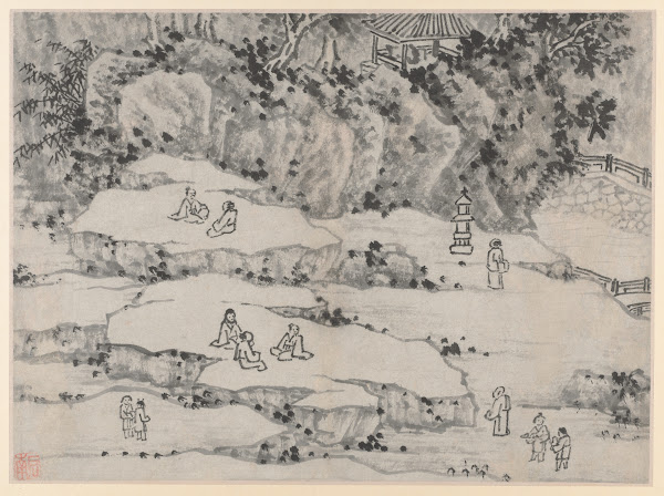 The Nodding Stone Terrace Tiger Hill and the Thousand Man Seat from Twelve Views