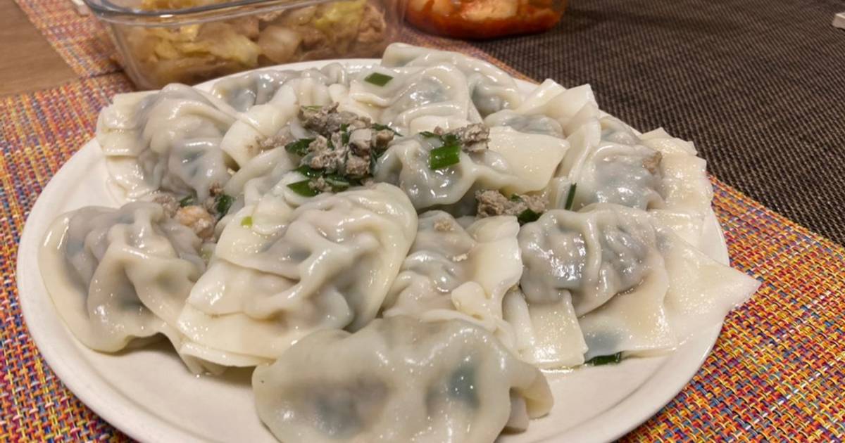 Sủi cảo luộc kiểu Trung Quốc (Chinese style boiled dumplings)