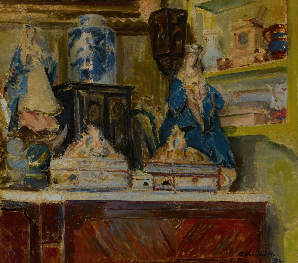Salon jauneà Offranville 1921