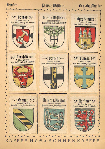 Deutsche Ortswappen German municipal coats of arms Pl29 1925