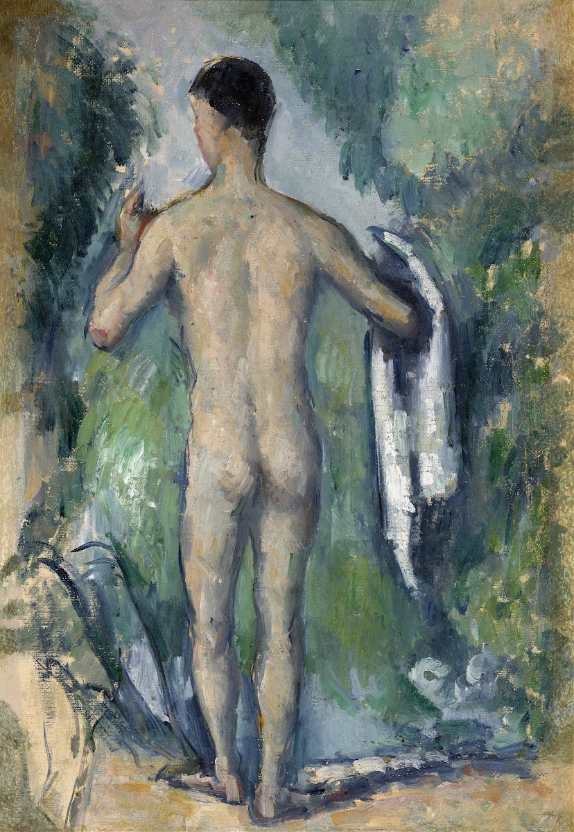 Standing Bather Seen from the Back 1879