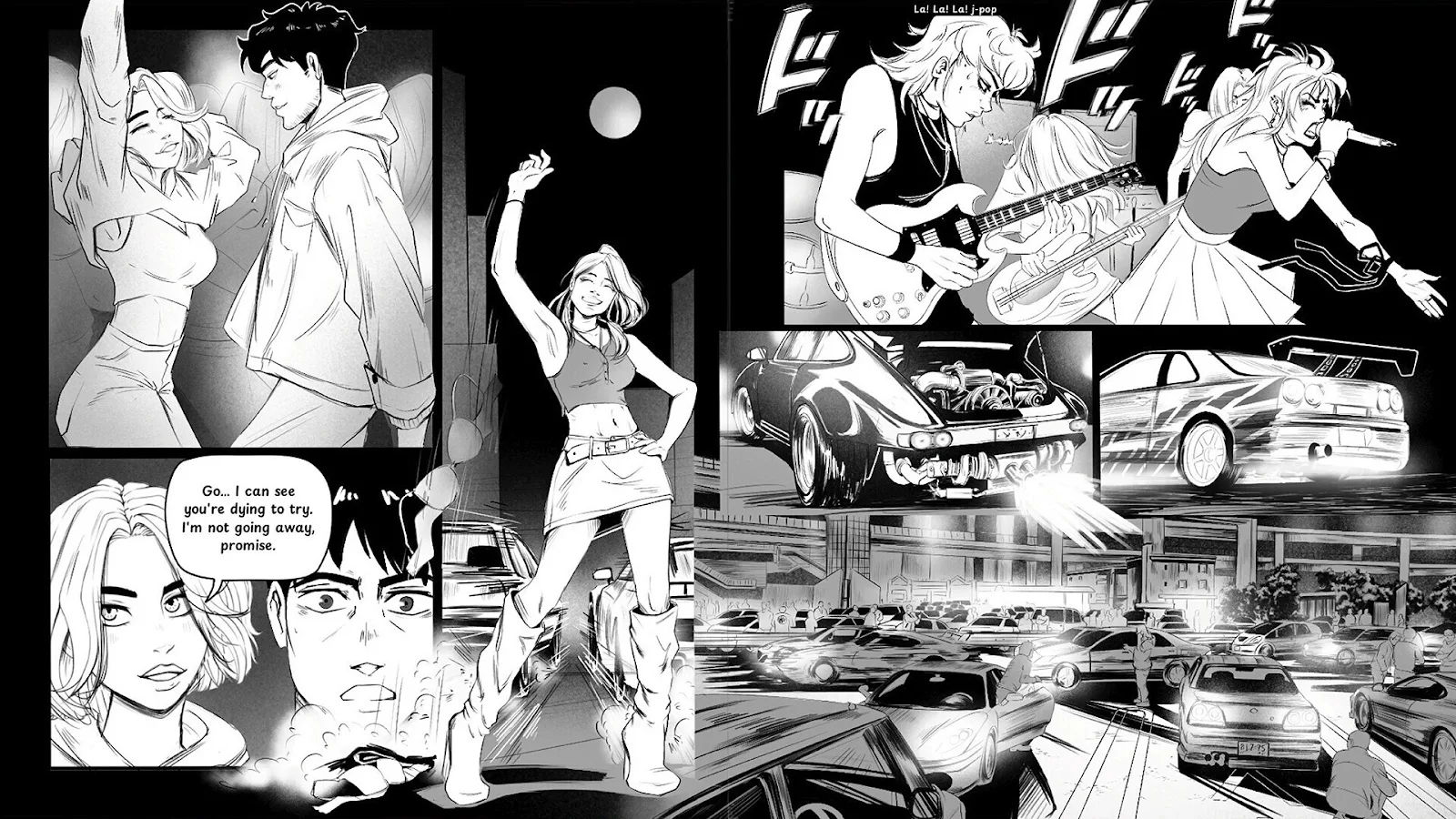 Gameplay screenshot of a car drifting in JDM Japanese Drift Master on Xbox Series X|S