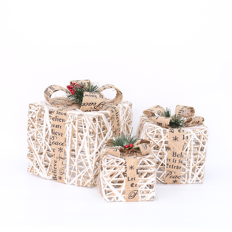 LED Gift Box Set, 3-piece