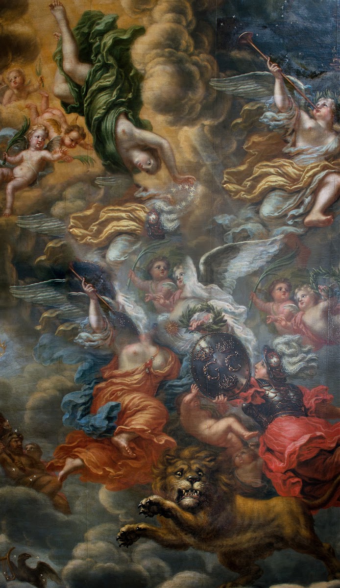 Allegory of the illustrious achievements of Swedish kings 1693