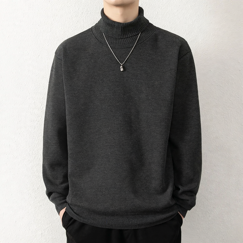 Men's Turtleneck Sweater, Padded, Winter