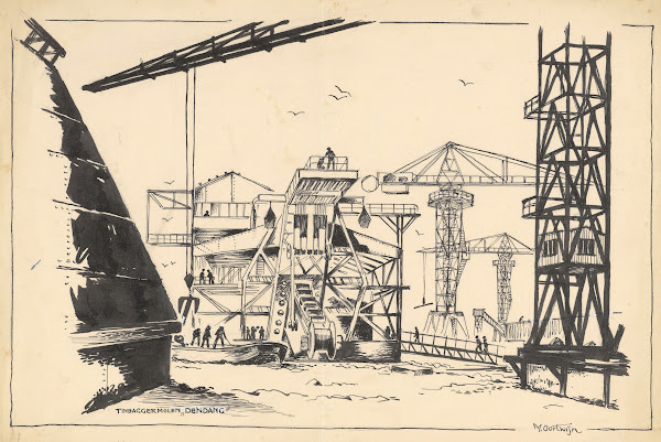 De tinbaggermolen Dendang 1945 1950