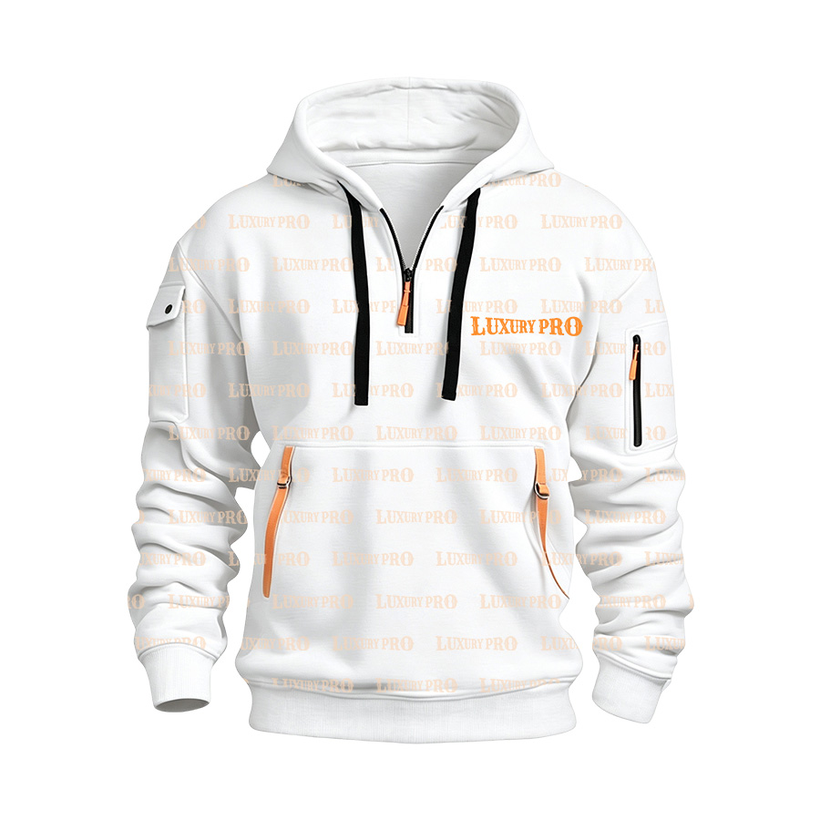 AOP TBD 3D Half-Zip Sweatshirt - 220g Air Layer Fabric